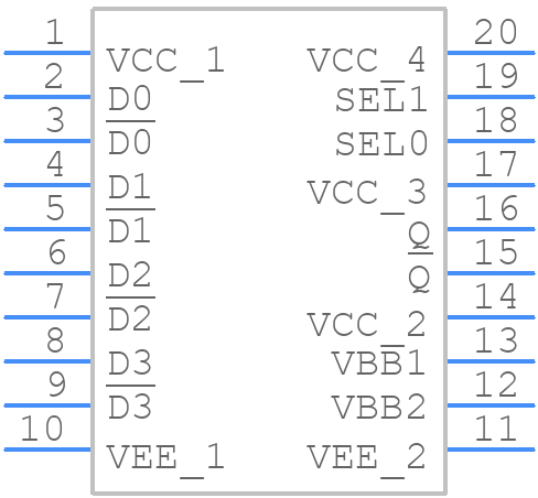 SY100EP57VK4G - Microchip - PCB symbol