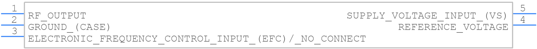 OX-2040-BEE-2085-10M0000000 - Microchip - PCB symbol