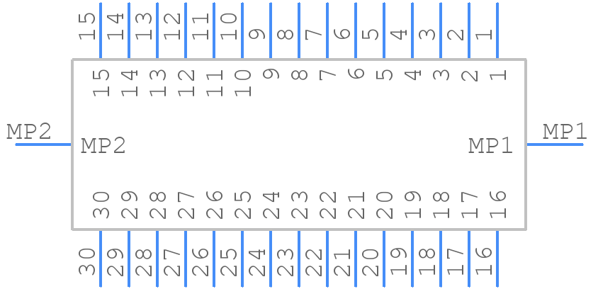 MA01R030VADBR500 - JAE - PCB symbol