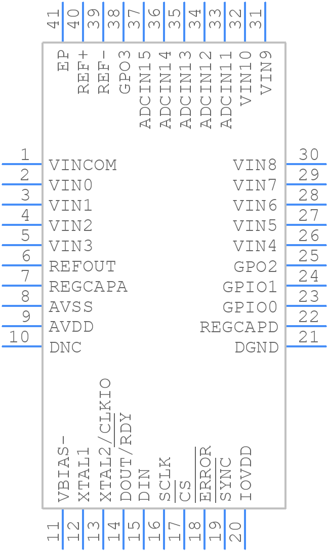 AD4116BCPZ-RL7 - Analog Devices - PCB symbol