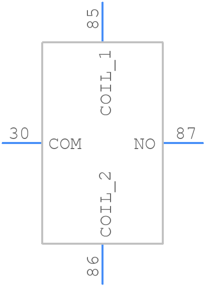 V23134B0053G242 - TE Connectivity - PCB symbol