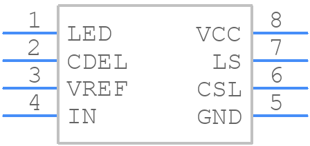 UC27131D - Texas Instruments - PCB symbol
