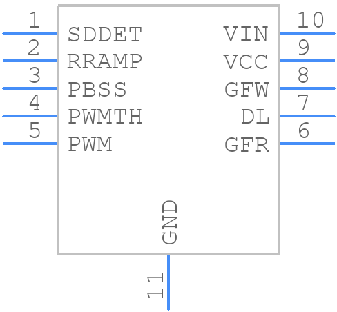 NCP81178MNTXG - onsemi - PCB symbol