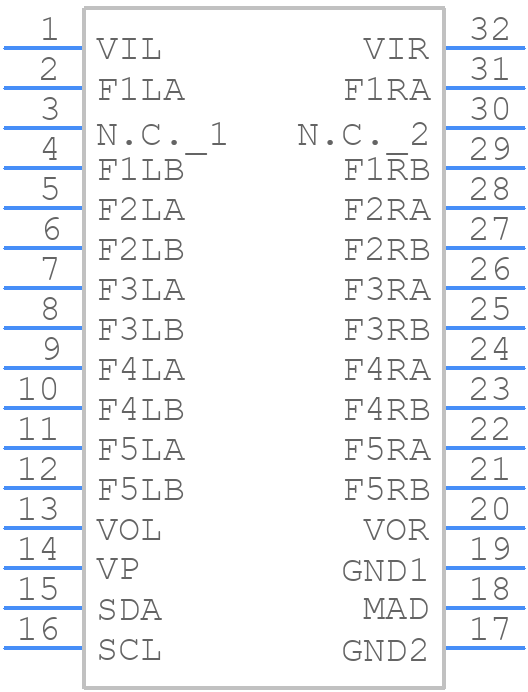 TEA6360 - NXP - PCB symbol