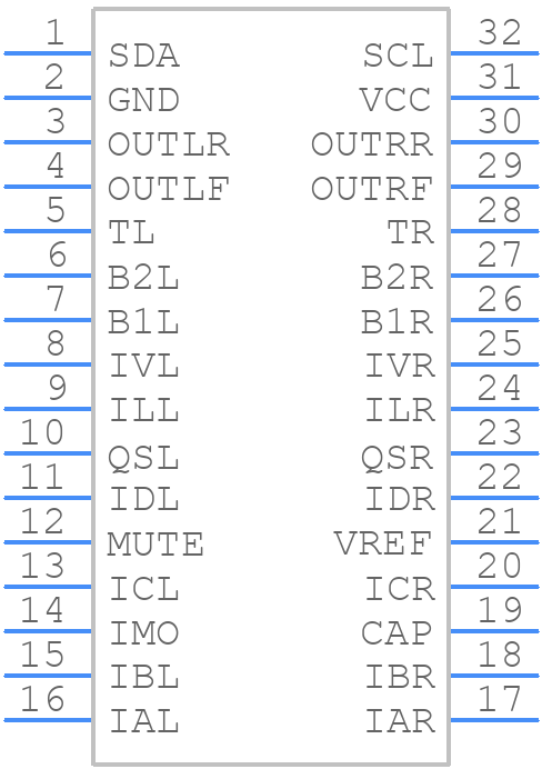 TEA6320 - NXP - PCB symbol