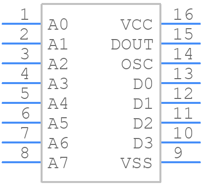 PT2260-R4S - Princeton Technology Corp - PCB symbol