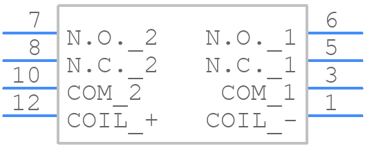 DF2-DC12V - MATSUSHITA - PCB symbol