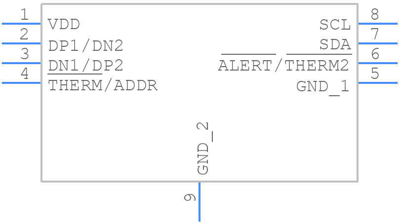 EMC1833T-AE/RW - Microchip - PCB symbol