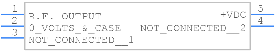 OLA5006-100.0M - Pletronics - PCB symbol