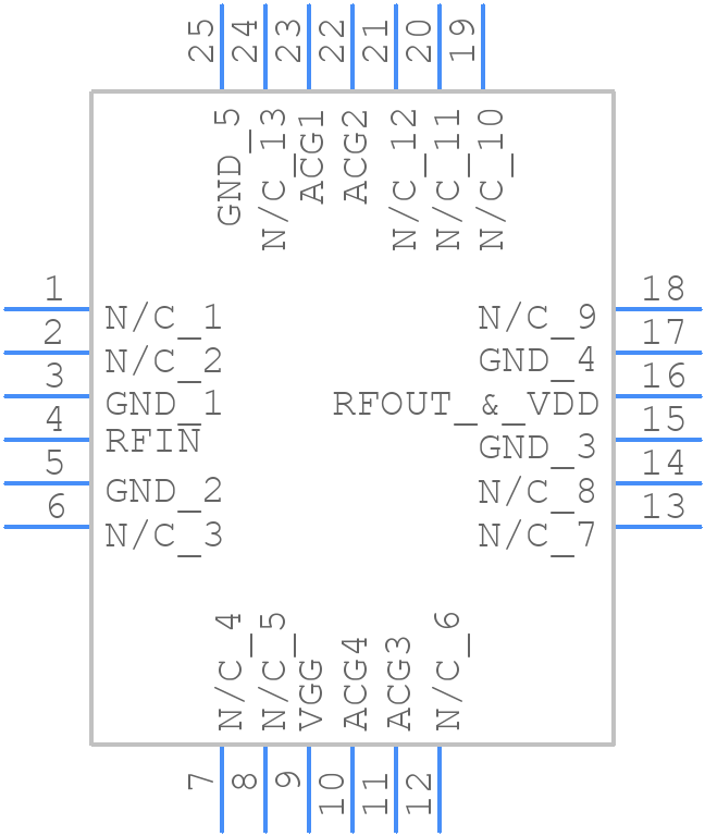 CMD275P4 - Qorvo - PCB symbol