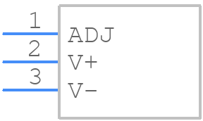 LM335AZ - STMicroelectronics - PCB symbol