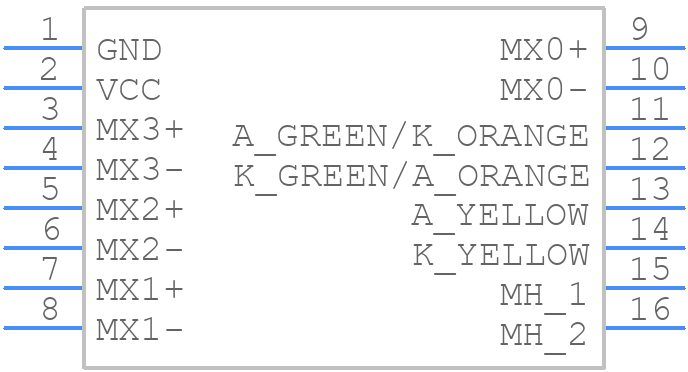 2250015-3 - Bel - PCB symbol