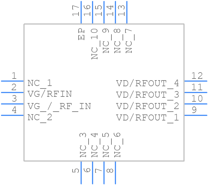 QPD1022SR - Qorvo - PCB symbol