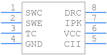 MC34063ACN - STMicroelectronics - PCB symbol