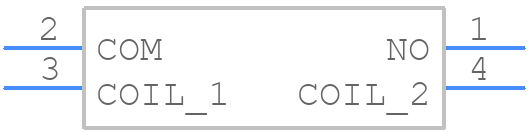 RZF1-1A4-L005 - TE Connectivity - PCB symbol