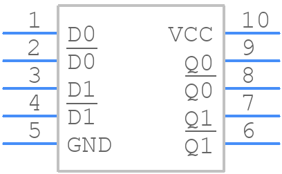 NB4N855SMR4G - onsemi - PCB symbol