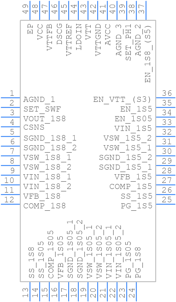 PM6641 - STMicroelectronics - PCB symbol