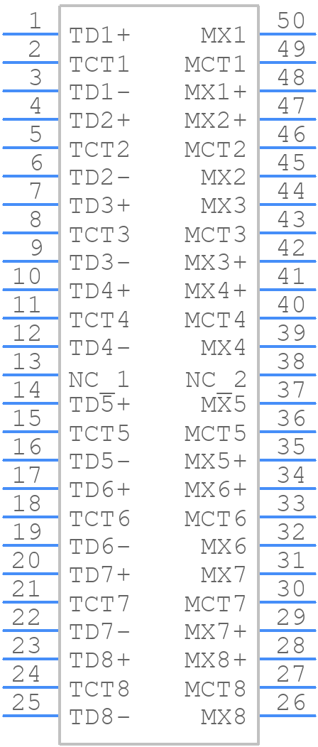 B78476A8250A003 - TDK - PCB symbol