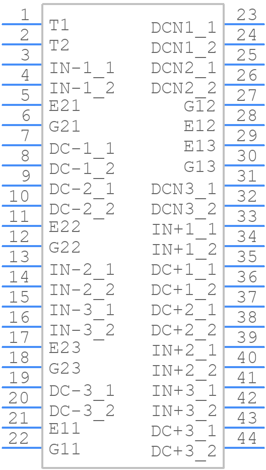 NXH600B100H4Q2F2PG - onsemi - PCB symbol