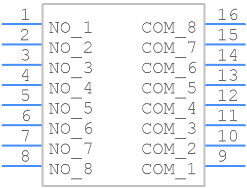 DS-08 - Apem - PCB symbol