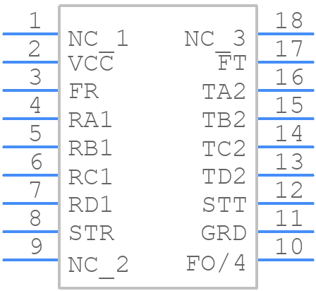 HS1100A - NEL - PCB symbol