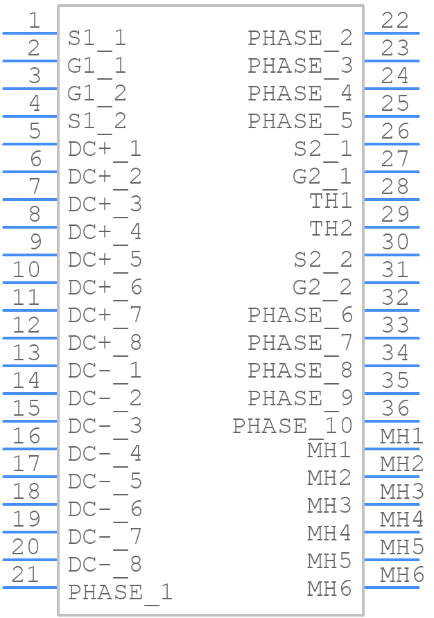 NXH004P120M3F2PTHG - onsemi - PCB symbol