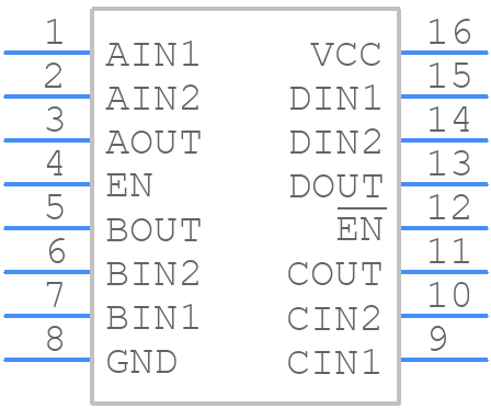 ST26C32ABDR - STMicroelectronics - PCB symbol