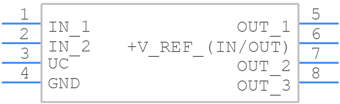 HXS10-NP/SP3 - LEM - PCB symbol