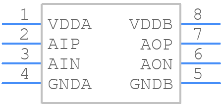 SI8921BD-IS4 - Skyworks - PCB symbol