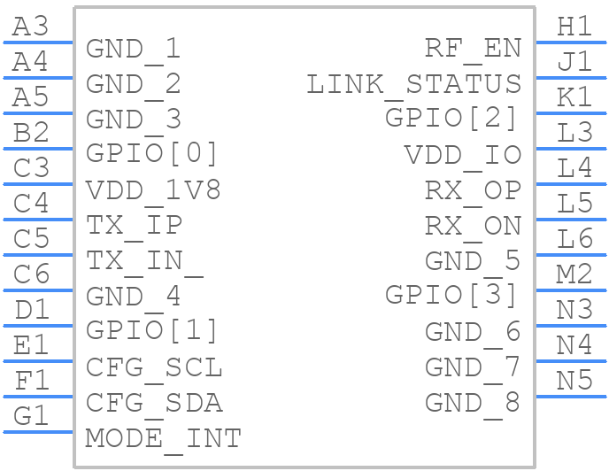 ST60A3H1C1CCEPY3 - STMicroelectronics - PCB symbol