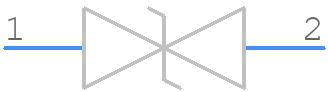5.0SMLJ16CAHE3-TP - MCC - PCB symbol