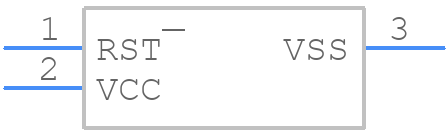 STM1001RWX6F - STMicroelectronics - PCB symbol