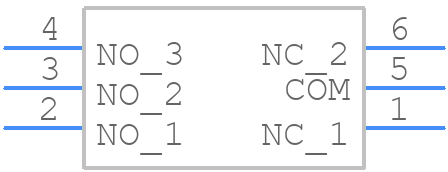 CS-4-14NB - Nidec Copal - PCB symbol