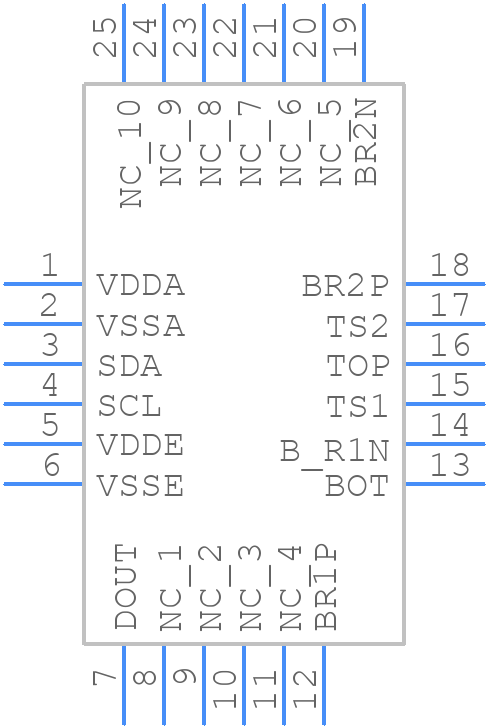 ZSSC4162DE4R - Renesas Electronics - PCB symbol