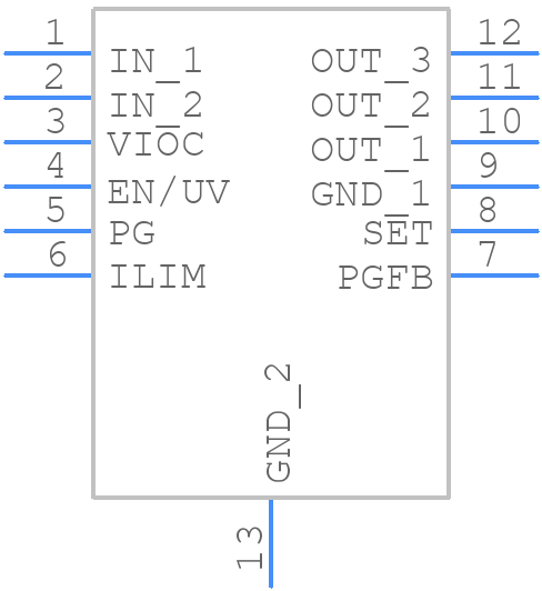 LT3045EDD-1#TRPBF - Analog Devices - PCB symbol