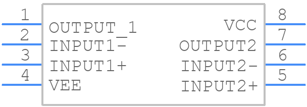 MC33202P - onsemi - PCB symbol