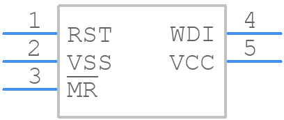 STM6821TWY6F - STMicroelectronics - PCB symbol