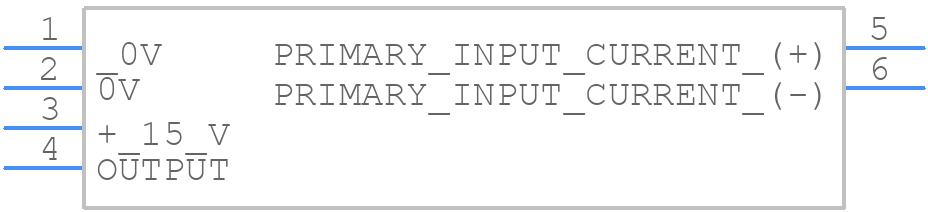 HX03-P/SP2 - LEM - PCB symbol