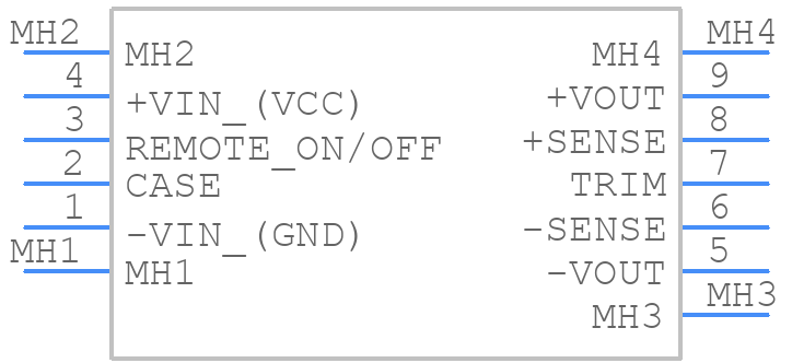 198-4637 - Traco Power - PCB symbol
