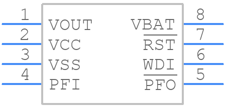 STM690RM6E - STMicroelectronics - PCB symbol