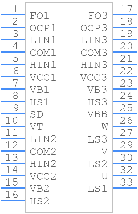SCM1272MF - Allegro Microsystems - PCB symbol