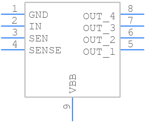 BV1HB045EFJ-CE2 - ROHM Semiconductor - PCB symbol