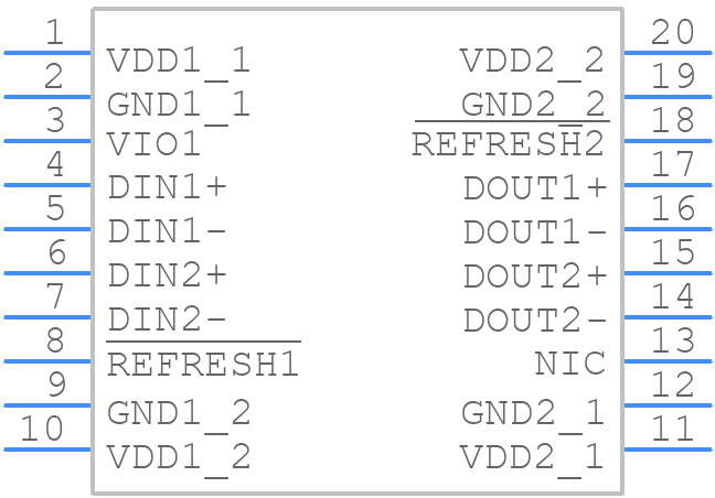 ADN4620BRSZ - Analog Devices - PCB symbol