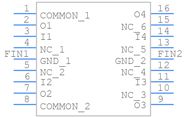 TBD62064AFG - Toshiba - PCB symbol