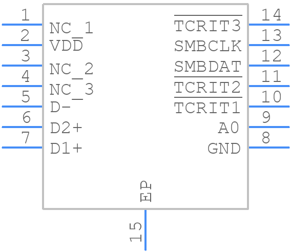 LM95233CISDX/NOPB - Texas Instruments - PCB symbol