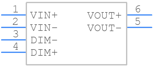 LDH-65-1400 - Mean Well - PCB symbol