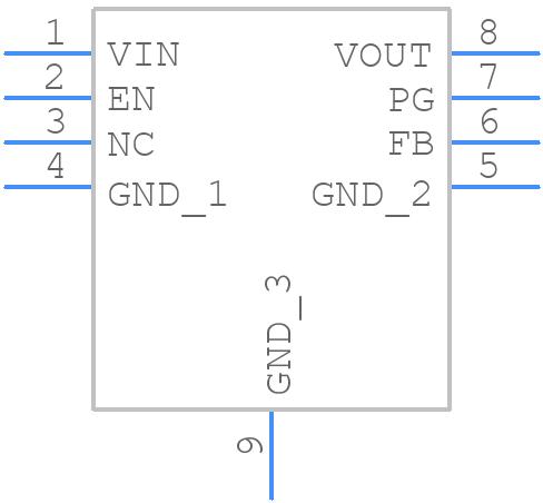 AP7583AQ-MP-13 - Diodes Incorporated - PCB symbol