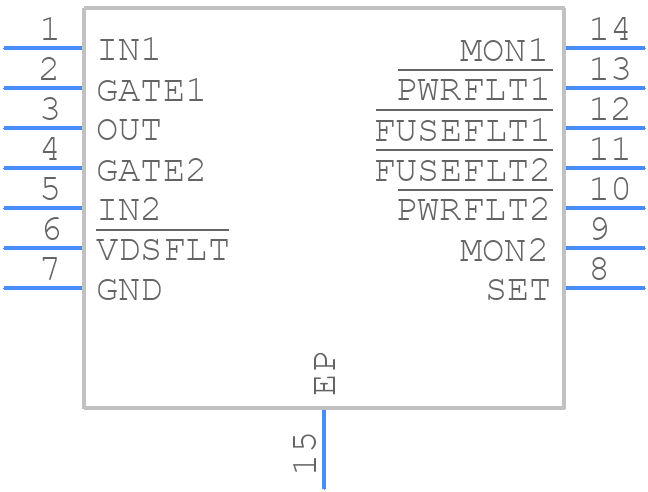 LTC4355IDE#PBF - Analog Devices - PCB symbol