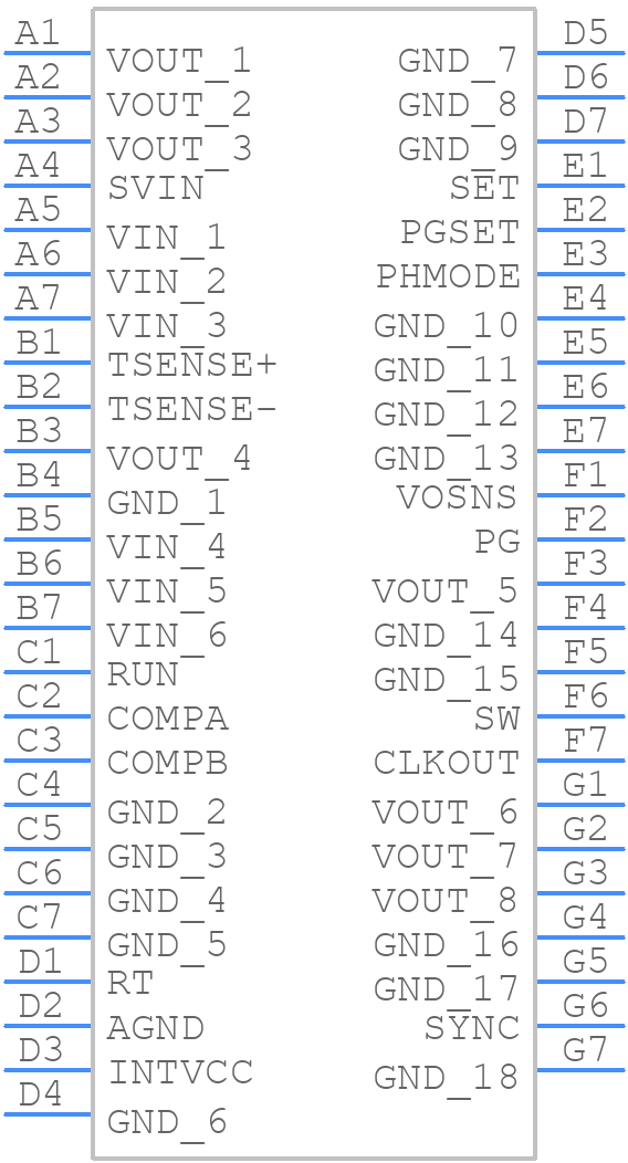 LTM4702EY#PBF - Analog Devices - PCB symbol