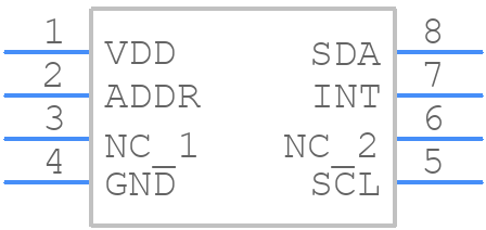 OPT3005DTSR - Texas Instruments - PCB symbol
